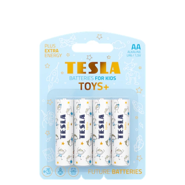 Батарейки Tesla TOYS+ AA (LR06) 1.5V (4 шт.)