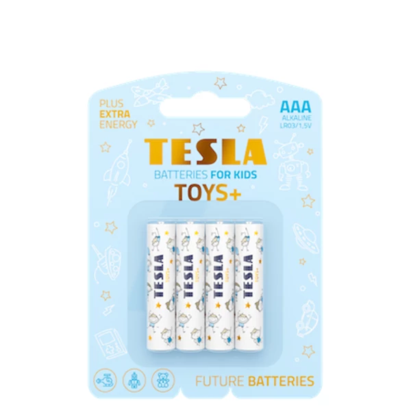 Батарейки Tesla TOYS+ AAA (LR03) 1.5V (4 шт.)