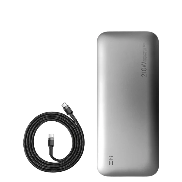 Повербанк (Power Bank) ZMI No. 20 Model QB826G 25000mAh 210W Grey + кабель USB-C Type-C ЕС
