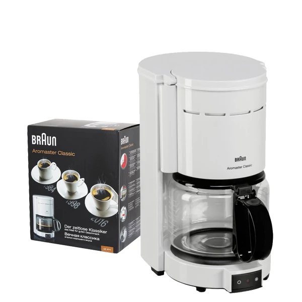 Кофеварка капельная Braun Aromaster Classic KF 47/1 White ЕС
