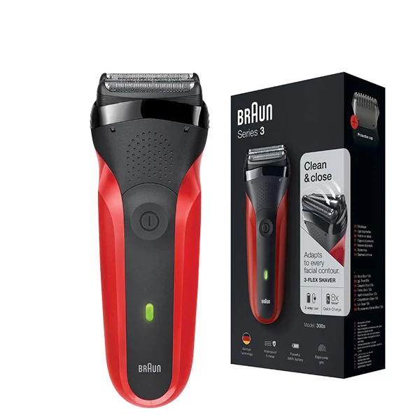 Электробритва Braun Series 3 300s Red