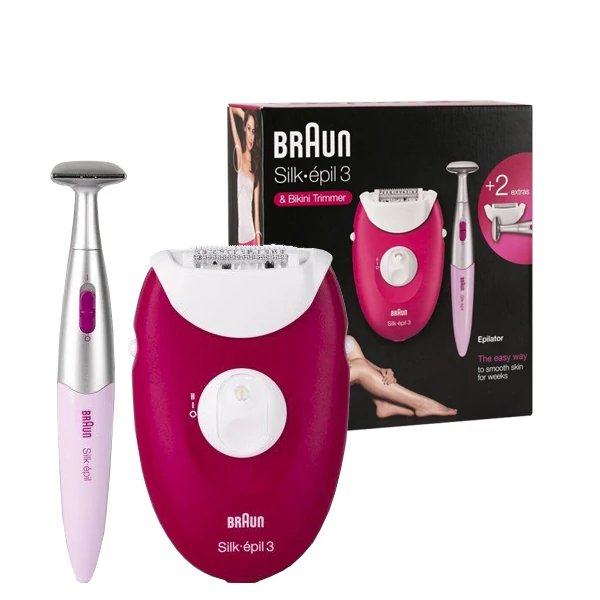 Эпилятор Braun Silk epil 3 SE 3-420 + Триммер FG1100 ЕС