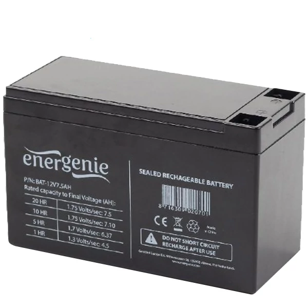 Аккумулятор EnerGenie AGM BAT-12V7.5AH ЕС