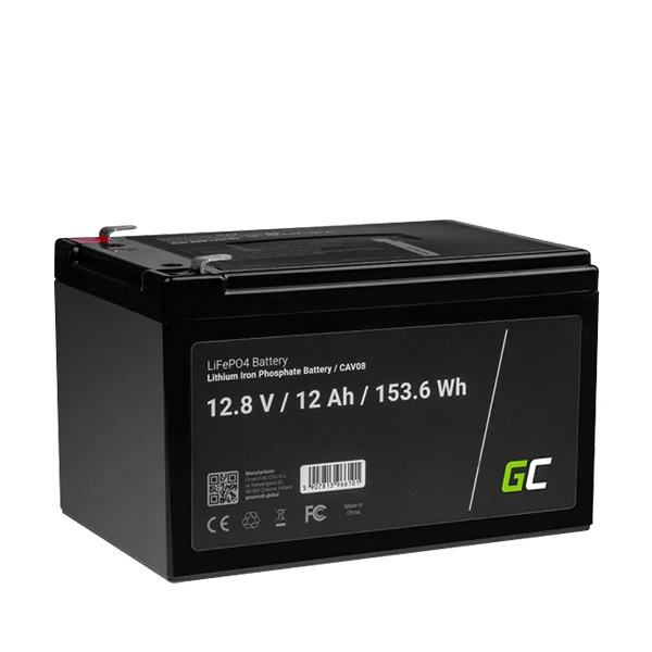 Аккумулятор Green Cell CAV08 LiFePO4 12Ah 12.8V 153.6Wh ЕС