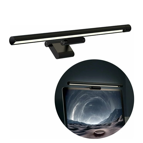 Настольная лампа Baseus DGIWK-B01 i-wok Series USB Stepless Dimming Screen Handing Light Black Офисная ЕС