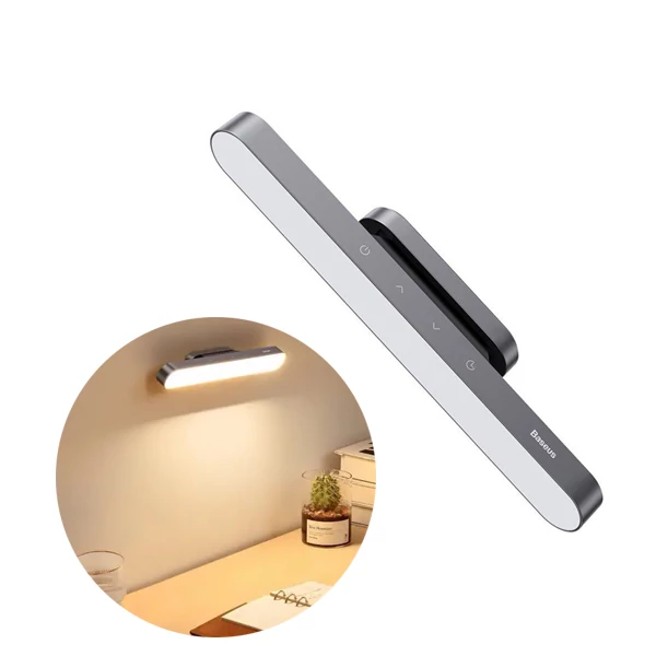 Настольная лампа Baseus DGXC-C0G Magnetic Stepless Dimming Charging Dark Gray Офисная ЕС