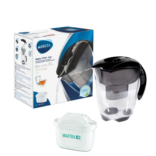 Фильтр-кувшин BRITA Elemaris XL Black + картридж Maxtra Pure Performance ЕС