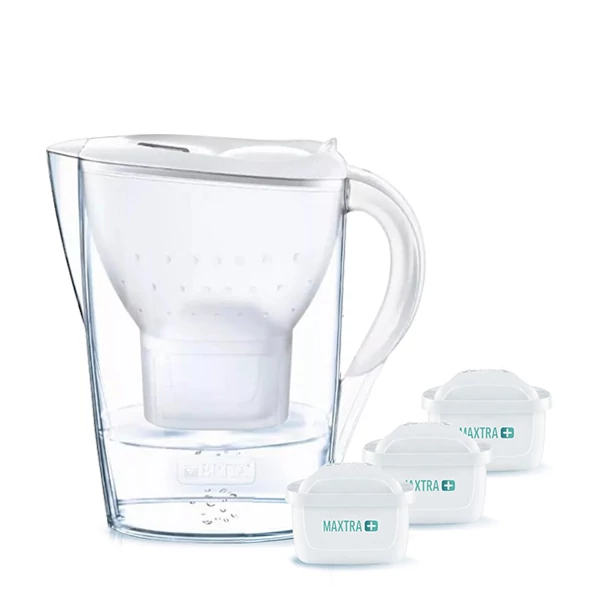 Фильтр-кувшин BRITA Marella Maxtra White + 3 картриджа Pure Performance ЕС