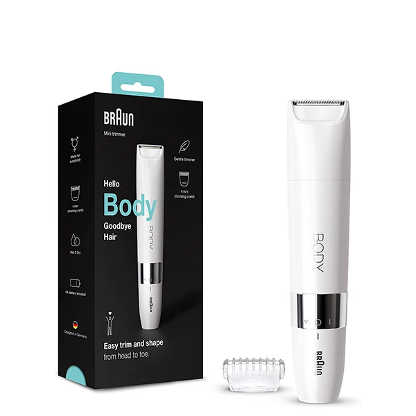 Триммер Braun Body Mini BS1000 White для тела ЕС