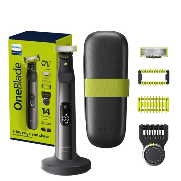 Триммер Philips OneBlade Pro QP6651 Face + Body с футляром