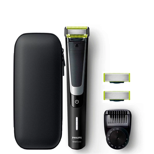 Триммер Philips OneBlade QP6510 Body kit + Face - 3 насадки + футляр QP150 ЕС