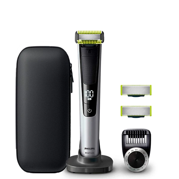 Триммер Philips OneBlade QP6520 Body Kit + Face - 3 насадки + футляр QP150