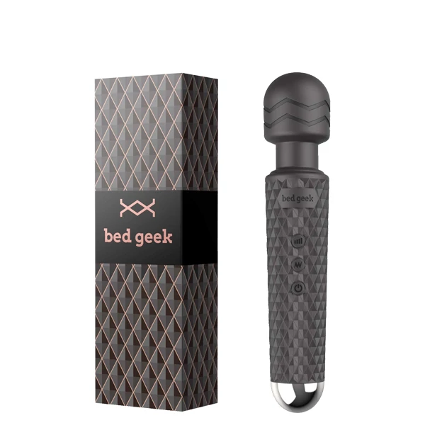 Массажер ‎Bed geek B07KGGLMNG Black ручной ЕС