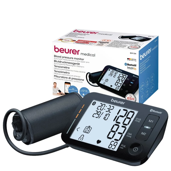 Тонометр Автоматический Beurer BM 54 с Bluetooth на плечо ЕС
