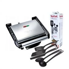 Электрогриль Tefal GC241D38 Panini Grill прижимной + Кухонный набор Bienvenue (K001A504) ЕС
