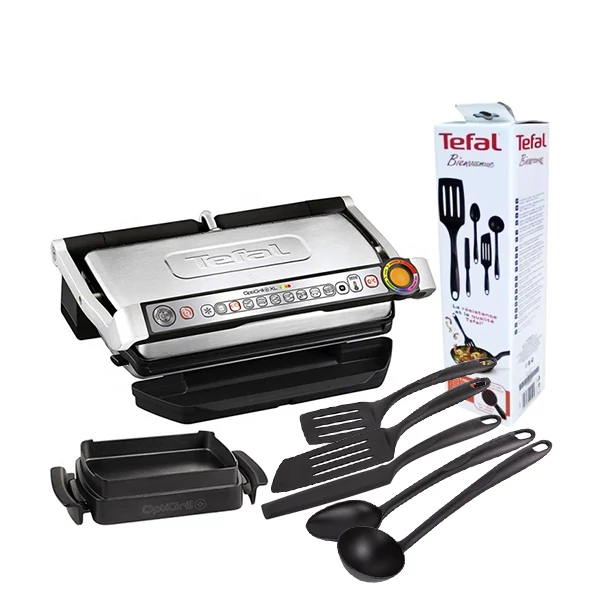 Электрогриль Tefal GC724D12 OptiGrill+ XL + Кухонный набор Bienvenue (K001A504) ЕС