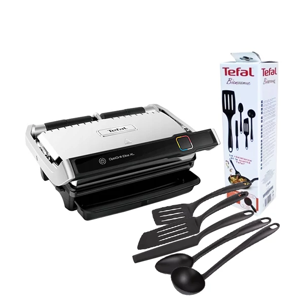 Электрогриль Tefal GC760D30 OptiGrill Elite XL + Кухонный набор Bienvenue (K001A504) ЕС