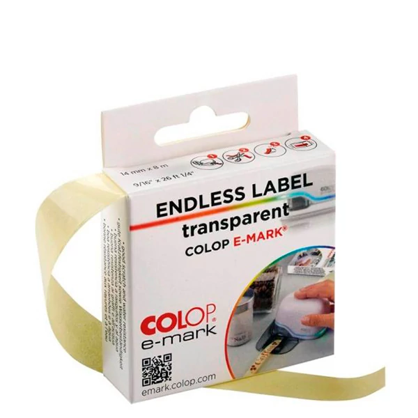 Этикетка E-Mark Create Endless Label Transparent прозрачная для электронного штампа ЕС