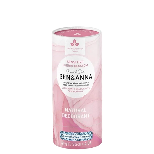 Дезодорант Ben &amp; Anna Natural Deodorant Soda Free Japanese Cherry Blossom Sensitive (40 г.) ЕС