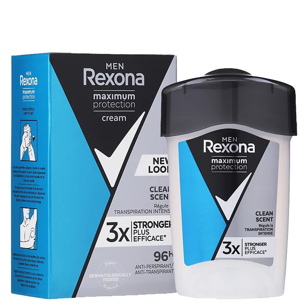 Антиперспирант Rexona Men Maximum Protection Clean Scent (45 мл.) ЕС