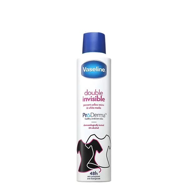 Антиперспирант-спрей Vaseline Double Invisible ProDerma (250 мл.) ЕС