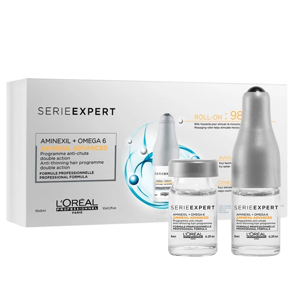 Ампулы L'Oreal Professionnel Advanced Aminexil Средство против выпадения волос (10*6 мл)