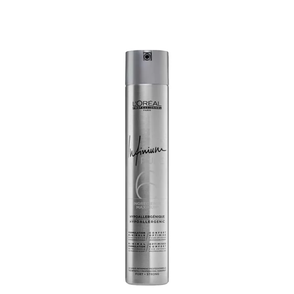 Лак для волос L'Oreal Professionnel Infinium Pure Strong без запаха для сильной фиксации (500 мл)