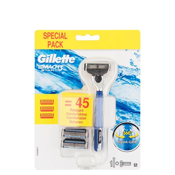Бритва Gillette Mach3 Start Special Pack (3 сменные кассеты)