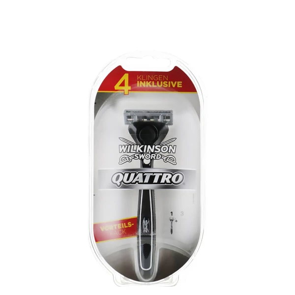 Бритва Wilkinson Sword Quattro For Men (4 сменные кассеты)