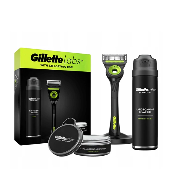 Бритва Gillette Labs with Exfoliating Bar с кремом и гелем ЕС