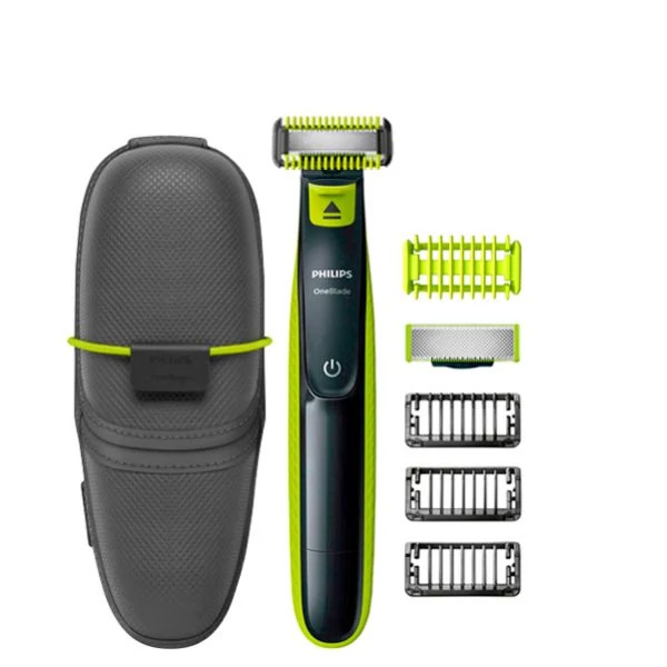 Триммер Philips OneBlade QP2620 Body Kit + Face - 2 насадки + футляр QP100/51