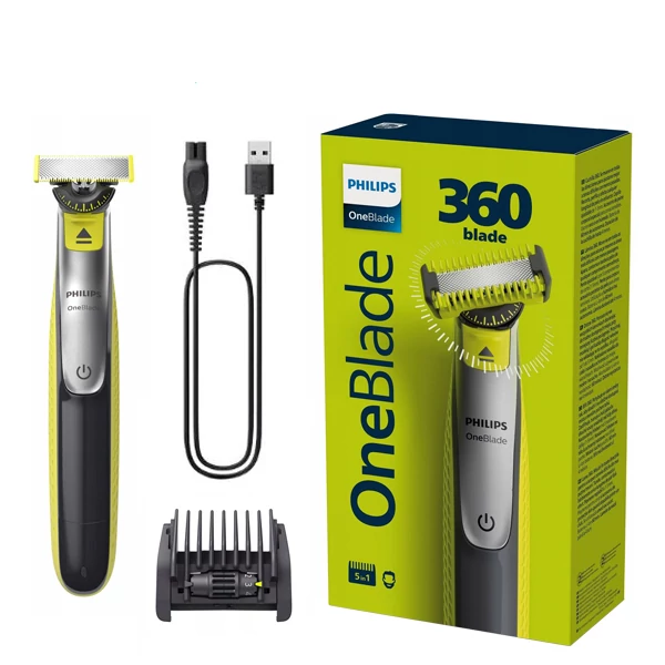 Триммер Philips OneBlade 360 QP2734/23 для бороды и усов