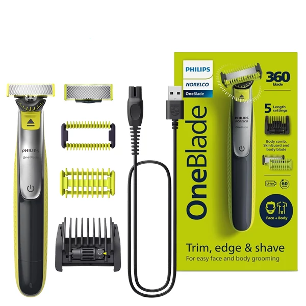 Триммер Philips OneBlade 360 QP2834/20 для бороды и усов