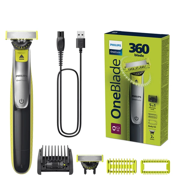 Триммер Philips OneBlade 360 QP2834/23 для бороды, усов и тела