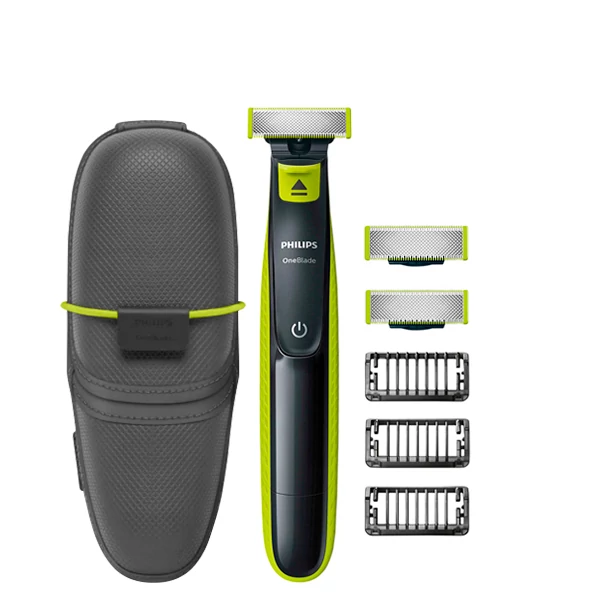 Триммер Philips OneBlade QP2520 - 3 насадки + футляр QP100/51