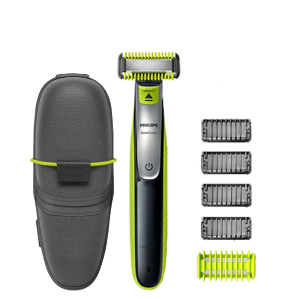 Триммер Philips OneBlade QP2630 Body Kit - 1 насадка + футляр QP100/51 ЕС