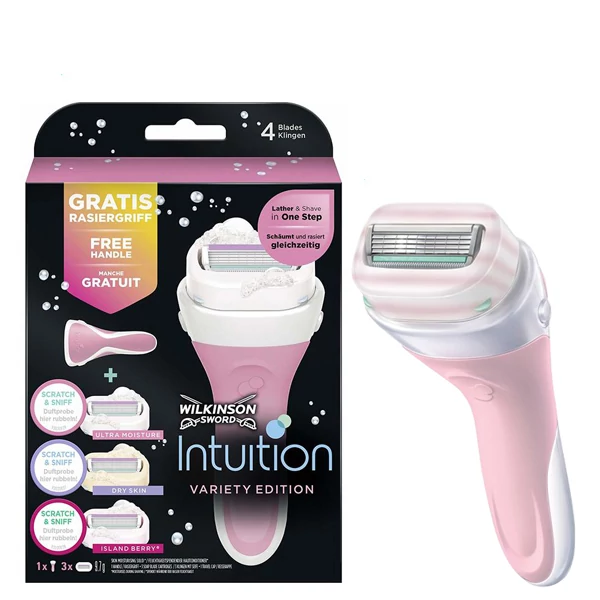 Бритва Wilkinson Intuition (+ 2 сменные кассеты)
