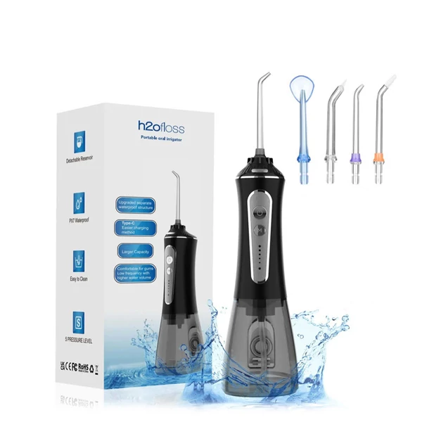 Ирригатор H2OFloss HF-P11 Black