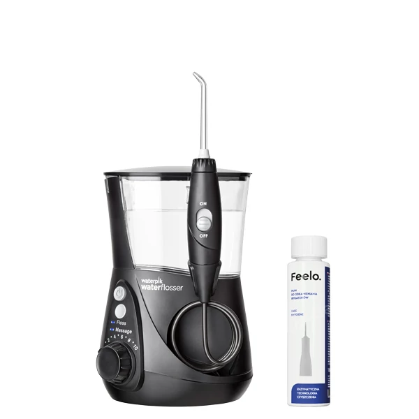 Ирригатор Waterpik WF-662 Ultra Professional Black + чистящее средство ирригатора
