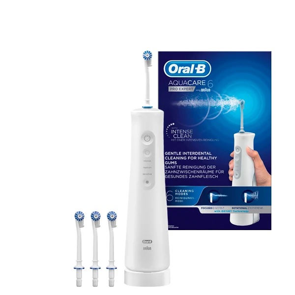 Ирригатор Oral-B AquaCare 6 MDH20.026.3 Pro-Expert OxyJet (4 нас) ЕС