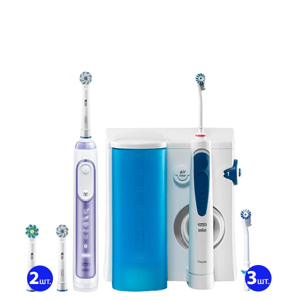 Зубной центр Oral-B OxyJet Genius 10000N Bluetooth Violete ЕС