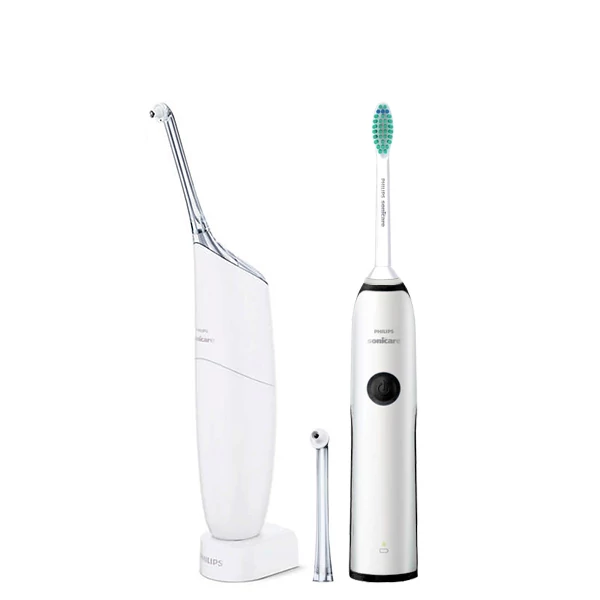 Зубной центр Philips Sonicare Airfloss Ultra White HX8438/01+CleanCare+ HX3212 ЕС