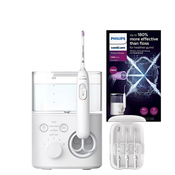 Ирригатор Philips Sonicare Power Flosser 7000 HX3911/40 + Футляр для насадок