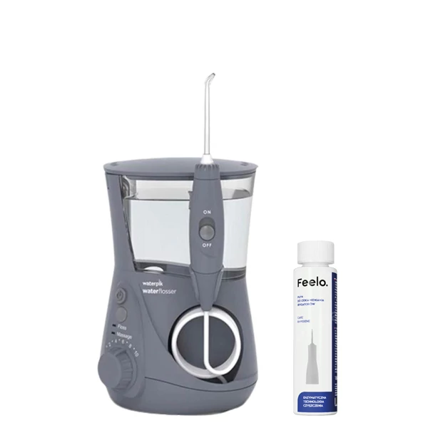 Ирригатор Waterpik WF-667 Ultra Professional Gray + чистящее средство ирригатора