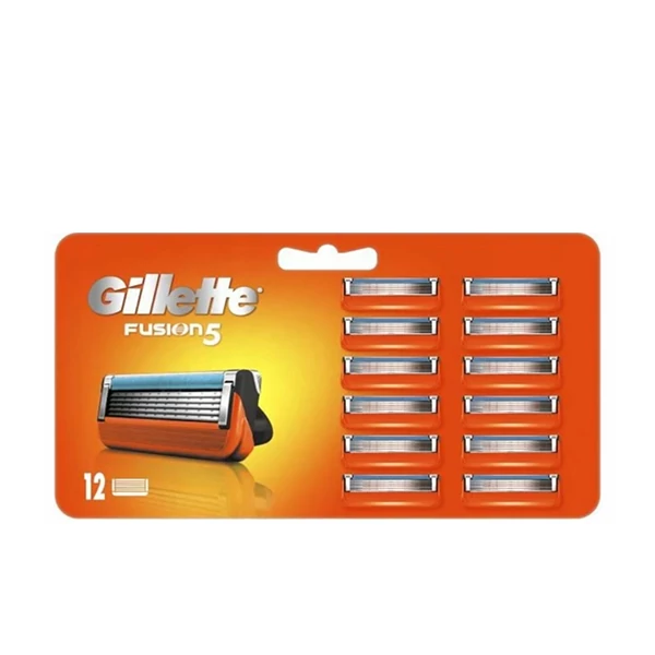 Сменные кассеты (лезвия) Gillette Fusion5 2021 (12 шт.) ЕС