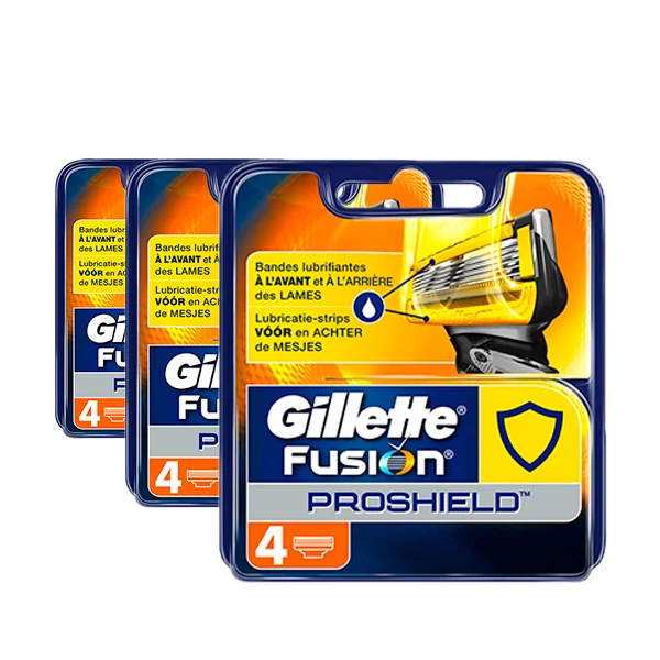 Сменные кассеты (лезвия) Gillette Fusion Proshield 12 шт.