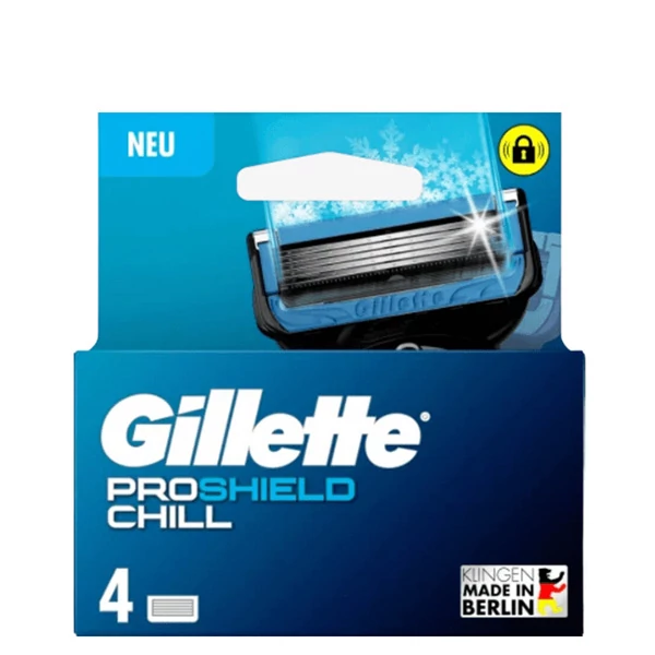 Сменные кассеты (лезвия) Gillette Fusion Proshield Chill 4 шт.