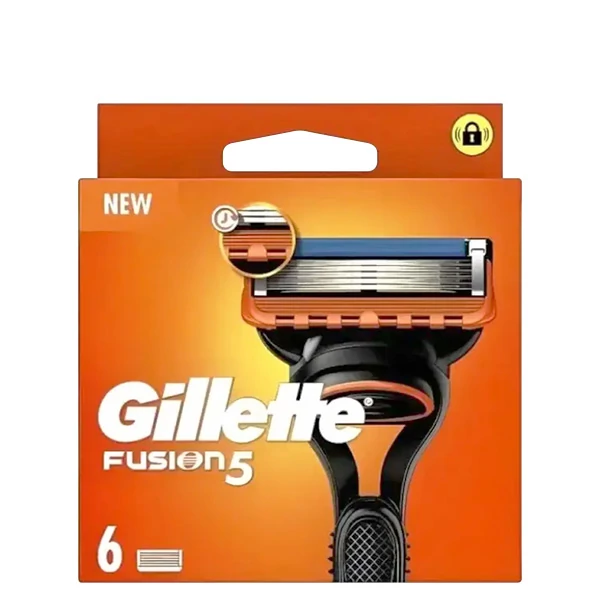 Сменные кассеты (лезвия) Gillette Fusion5 6 шт.