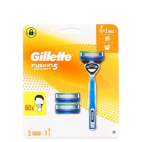 Станок для бритья Gillette Fusion5 Sport (3 сменные кассеты)