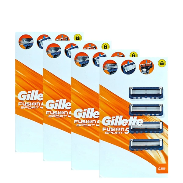 Сменные кассеты (лезвия) Gillette Fusion5 Sport NEW (16 шт.)